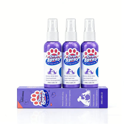 floravyne® Pet Oral Spray ✅ Freshen Breath, Remove Tartar & Promote gum regeneration, stabilize teeth 🦷-WH