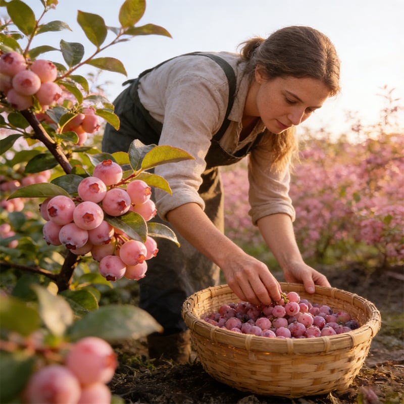 🔥50K+ SOLD!💟Premium Pink Blueberry Seeds -😋A Uniquely Delightful Taste-CU