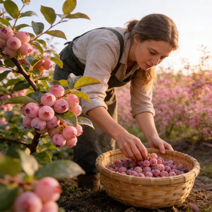 🔥50K+ SOLD!💟Premium Pink Blueberry Seeds -😋A Uniquely Delightful Taste-CU