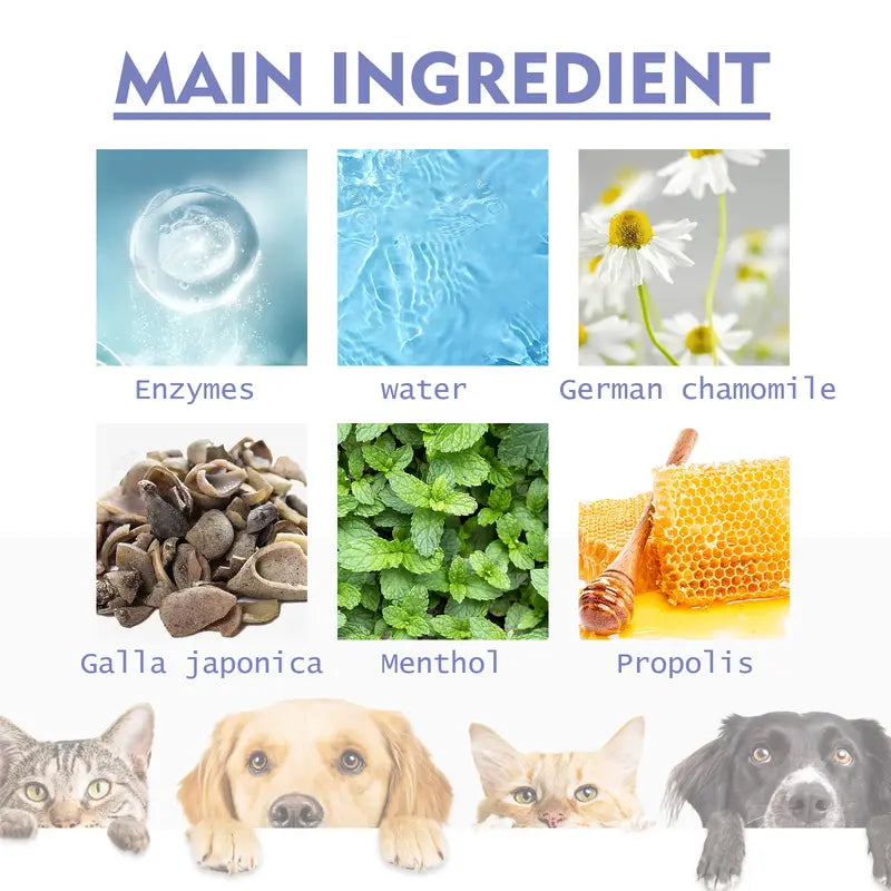 floravyne® Pet Dental Care Spray – Fresh Breath & Easy Oral Care for Dogs & Cats 🐶🐱  -$AC