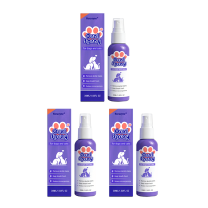 floravyne® Pet Oral Spray ✅ Freshen Breath, Remove Tartar & Promote gum regeneration, stabilize teeth 🦷-YH