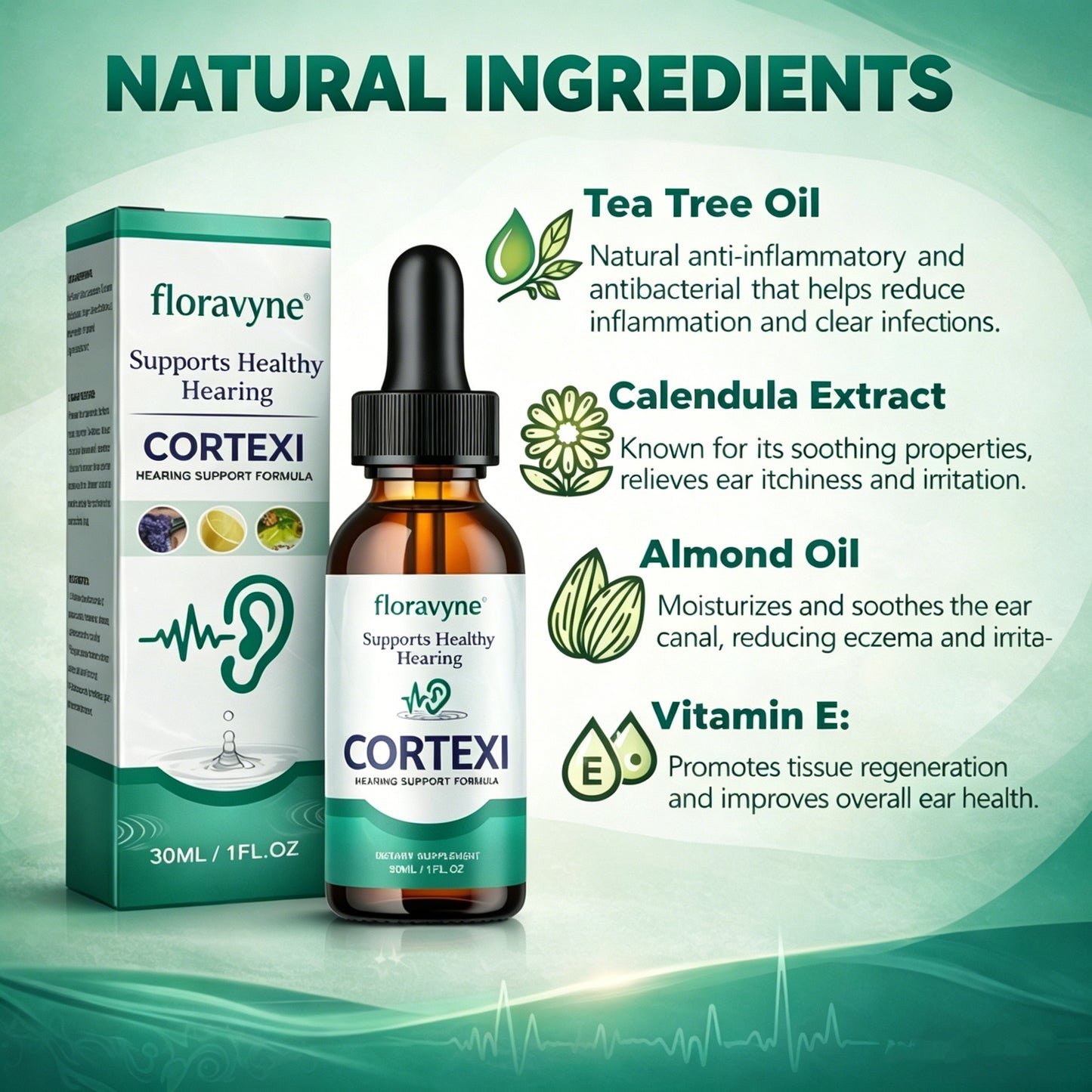 floravyne®Tinnitus Ear Drops for Clear Ears and Ultimate Comfort – Unlock Instant Relief from Tinnitus and Ear Discomfort🎶-WH