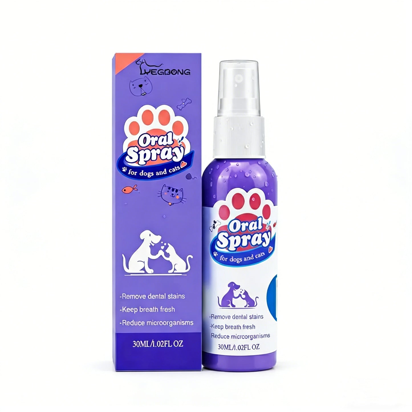 floravyne® Pet Oral Spray ✅ Freshen Breath, Remove Tartar & Promote gum regeneration, stabilize teeth 🦷-WH