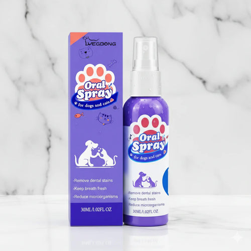 floravyne® Pet Oral Spray ✅ Freshen Breath, Remove Tartar & Promote gum regeneration, stabilize teeth 🦷-WH