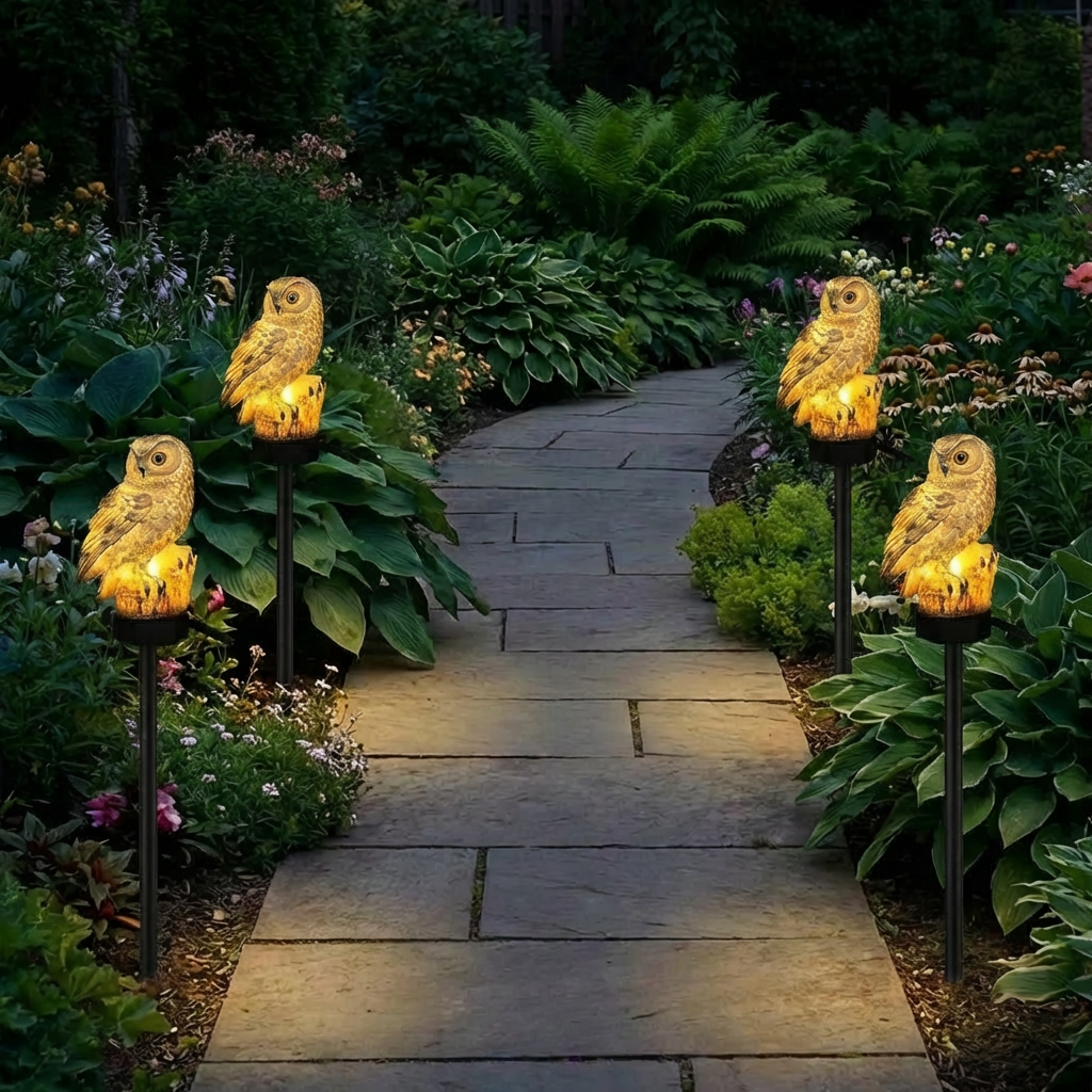 🔥Last Day Special 62% OFF🔥 Waterproof Solar Owl Light-CU