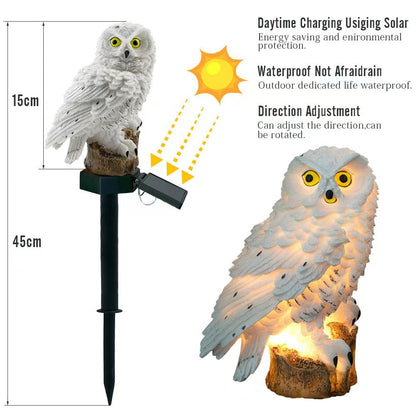 🔥Last Day Special 62% OFF🔥 Waterproof Solar Owl Light-CU