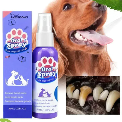 floravyne® Pet Oral Spray ✅ Freshen Breath, Remove Tartar & Promote gum regeneration, stabilize teeth 🦷-WH