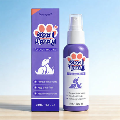 floravyne® Pet Oral Spray ✅ Freshen Breath, Remove Tartar & Promote gum regeneration, stabilize teeth 🦷-YH