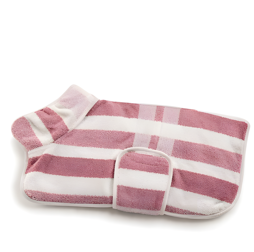 floravyne™ — Quick-Dry Dog Bathrobe Towel-WH